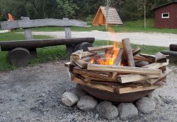 At the evening we invite you our fire in Camp Korita.